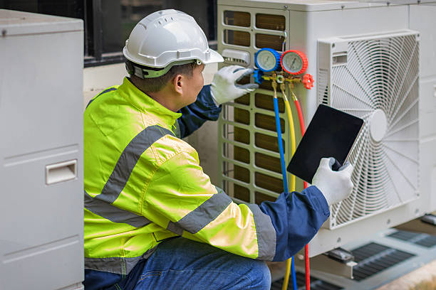 Professional Hvac technician working in Somerset, OH